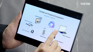 Image of: Tecno Unveils World’s Thinnest Tri‑Fold G‑Style Smartphone Concept