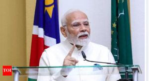 Image of: PM Modi Aims for Partnership, Not Rivalry, in Historic Namibia Visit