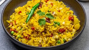Image of: Chatpata Kala Chana Poha: A High‑Protein Twist on Classic Poha