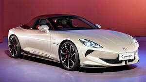 Image of: MG Cyberster Electric Sports Car Arrives in India with 510 hp and Scissor Doors