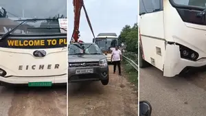 Image of: Ama Bus Hits Tourist Car in Puri: Several Injured, Traffic Disrupted