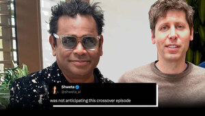 Image of: AR Rahman Meets OpenAI CEO Sam Altman, Urges Respect for Human Music Creation