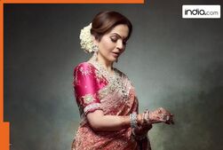 Image of: Nita Ambani’s Stunning Rs 40 Lakh Saree Made with Gold and Precious Gems