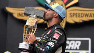 Image of: Bubba Wallace Makes History as First Black Driver to Win at Indianapolis Motor Speedway Oval
