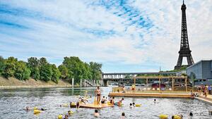 Image of: Paris Opens Seine River for Public Swimming: A Historic Summer Experience