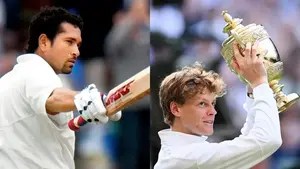 Image of: Tendulkar Applauds Sinner’s Maiden Wimbledon Win Over Alcaraz