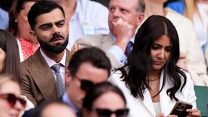Image of: Virat Kohli and Anushka Sharma Attend Wimbledon, Cheer for Novak Djokovic