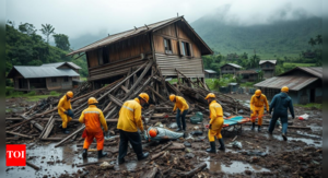 Image of: Madhya Pradesh Tragedy: Wall Collapse at Bageshwar Dham Homestay Claims One Life