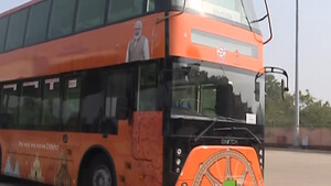 Image of: Double Decker Ama Bus Service Launches Between Bhubaneswar and Puri