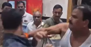 Image of: Shiv Sena MLA Sanjay Gaikwad Slaps Canteen Staff Over Stale Food: Outrage Ensues