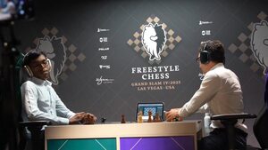Image of: Praggnanandhaa and Caruana Shine at Freestyle Chess Las Vegas Tournament