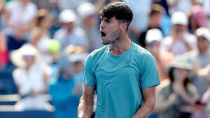 Image of: Carlos Alcaraz Matches Djokovic’s Rare Feat with 50 Wins in Four Straight Seasons