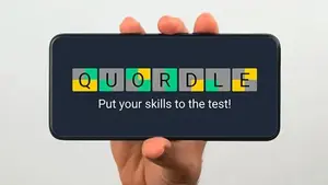 Image of: Quordle August 13 Hints & Answers: Puzzle #1297 Explained