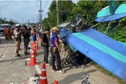 Image of: Tragic Aircraft Crash Claims Pilot's Life on Thai Island