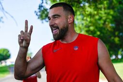 Image of: Travis Kelce's Training Camp Insights: A Mic'd Up Experience