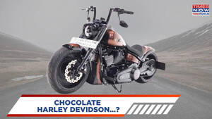 Image of: Harley Davidson's Stunning Chocolate Custom BOX39 x Chrome Hearts Build