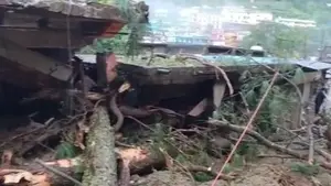 Image of: Heavy Rain Disrupts Life in Chamoli: Roads Blocked and Two Missing