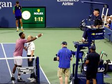 Image of: Monfils Loses His Cool in US Open Showdown Against Ruud
