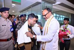 Image of: Shubhanshu Shukla Celebrated with Enthusiastic Welcome in Lucknow
