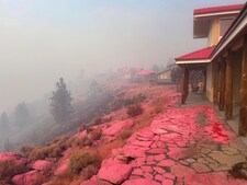 Image of: Oregon Wildfire Stabilizes as Homes are Lost