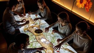 Image of: Exploring the Future of Dining: The Advent of 3D Projection Experiences