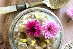 Image of: Vegan Lebanese Rice Pudding: Creamy Plant-Based Delight