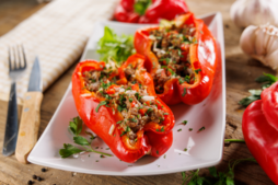 Image of: Minty Beef-Stuffed Capsicums: A Nutrient-Packed Delight