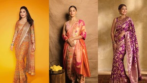 Image of: 9 Celeb-Inspired Sarees to Shine in on Independence Day