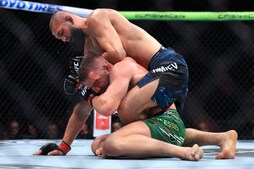 Image of: UFC 319: Khamzat Chimaev Crowned Middleweight Champion After Dominant Win