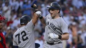 Image of: Ben Rice’s 7 RBIs Power Yankees in High-Scoring Win Over Cardinals