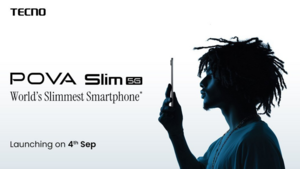 Image of: Tecno Pova Slim 5G: A New Contender in Thin Smartphone Design
