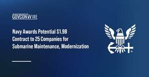 Image of: U.S. Navy Awards $1.9 Billion Contract for Submarine Upgrades