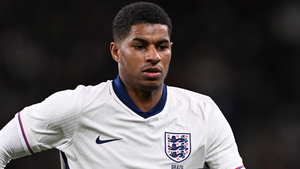 Image of: Marcus Rashford Shines in England Training with Stunning Goal