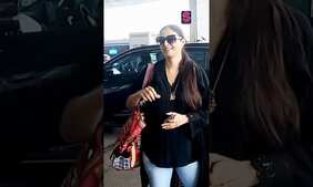 Image of: Tabu Exudes Chic Style While Departing for Travel