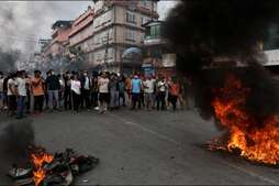 Image of: Protests Escalate in Nepal: Former PM Prachanda's Residence Attacked