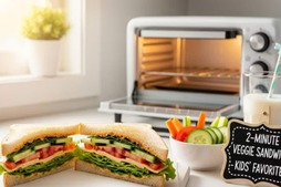 Image of: Quick and Delicious: No-Stove, No-Toaster Veg Sandwich in Just 2 Minutes!