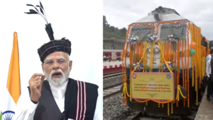 Image of: PM Modi Launches Mizoram's First Railway Line and Rajdhani Express
