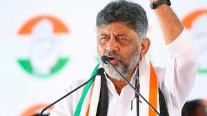 Image of: Pothole Problems: Road Issues Near PM Modi's Residence Highlighted by Shivakumar