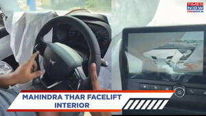 Image of: Mahindra Thar Facelift: Interior Enhancements Unveiled