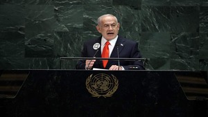 Image of: Delegates Exit UNGA as Netanyahu Defends Israel's Actions