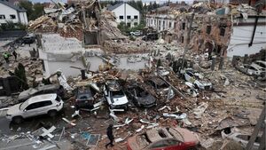 Image of: Russia Initiates Extensive Drone and Missile Assault on Ukraine