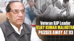Image of: BJP Veteran Vijay Malhotra Passes Away at 93