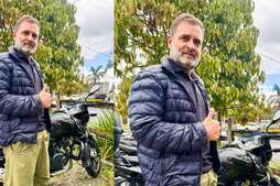 Image of: Rahul Gandhi’s Bold Biker-Inspired Fashion Statement