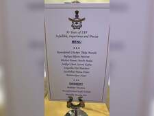 Image of: Unique Dinner Menu at IAF Ceremony Gains Viral Attention