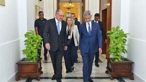 Image of: EAM Jaishankar Engages with Brazilian VP Alckmin in New Delhi