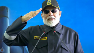 Image of: PM Modi Celebrates Diwali Aboard INS Vikrant: A Symbol of Strength