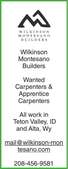 Image of: Builders Needed at Wilkinson Montesano: Join the Team!