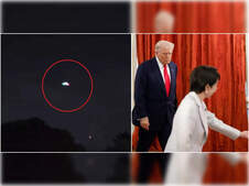 Image of: Unidentified Object Sparks Speculation During Trump's Tokyo Visit