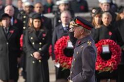 Image of: King Charles III Commemorates Britain's War Dead on Remembrance Sunday