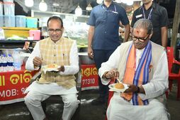 Image of: Union Minister Chouhan Celebrates Odisha's Culinary Gem: Pahala Rasagola